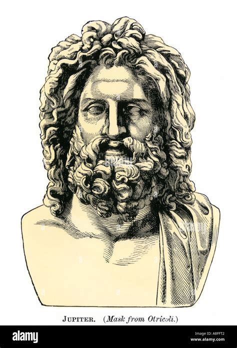 Roman Jupiter Or Zeus In Greek Mythology Classical God Of The Sky And