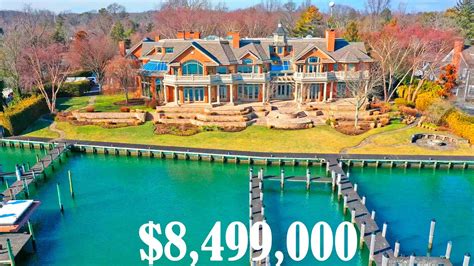 Mega Mansion For 8499000 Luxury Mansion Tour In New Jersey Usa