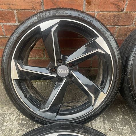 18 Audi A1 Ttrs Twist Black Vw Polo Seat Ibiza Alloy Wheels Tyres