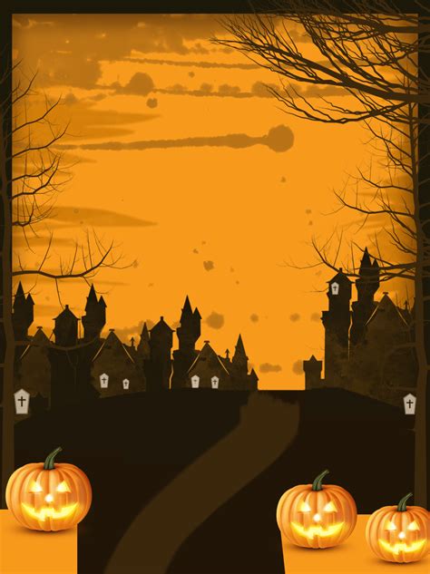 Titre De Dessin Animé De Mariage De Halloween - Creative halloween forêt silhouette illustration horreur fond Fond