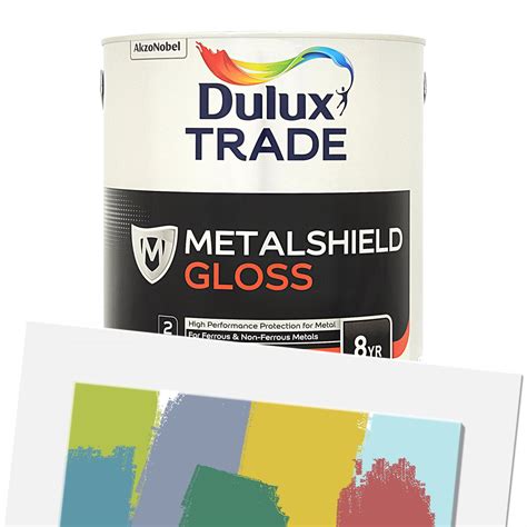 Dulux Trade Metalshield Gloss Tinted Oxford Blue Weathershield 5l