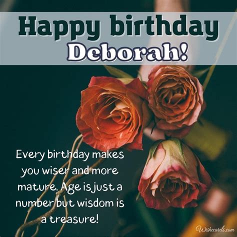Happy Birthday Deborah Images And Funny Cards