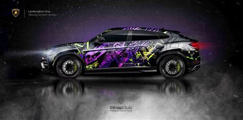 Lamborghini Urus Neon Night Rider Design Wrapstyle