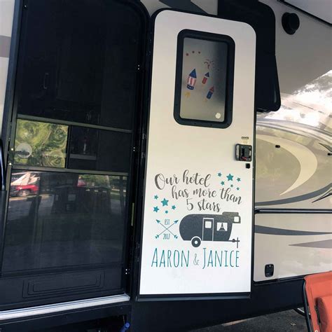 Our Hotel Has More Than 5 Stars Custom Rv Decal 11014 Popup