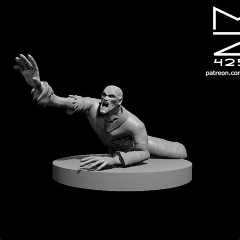 3d printable zombies updated by miguel zavala