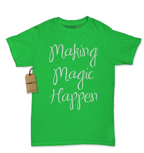 Making Magic Happen Womens T Shirt Magic Shirt Unicorn Etsy
