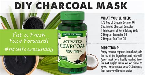 Diy Activated Charcoal Face Mask Naturetruth Blog