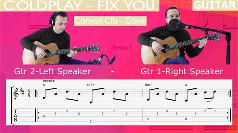 Fix You Coldplay Guitar Lesson Easy Intermediate Level Canyon