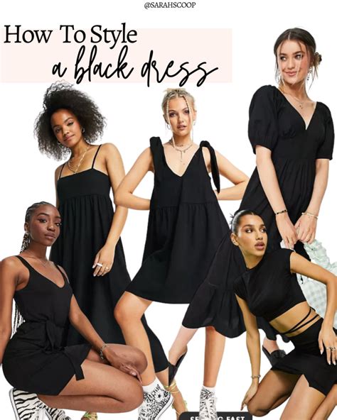 Different Ways To Wear A Black Dress In Summer Sarah Scoop
