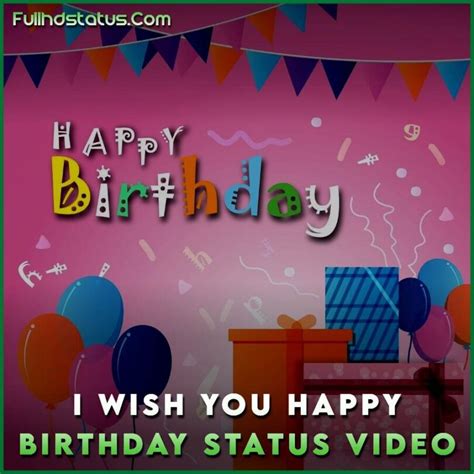 I Wish You Happy Birthday Whatsapp Status Video Download Latest Hd