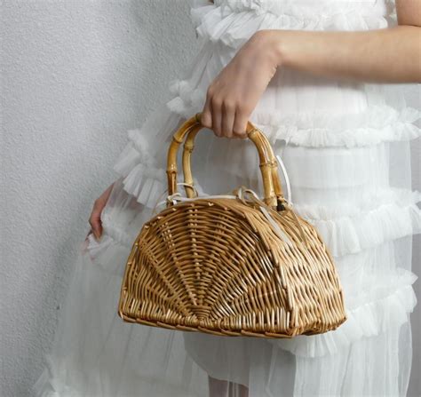 Order) $8.54/piece (duty incl.) cn shenzhen gaofeng bags co., ltd. WOVEN HALF MOON RATTAN BASKET HANDBAG | WICKER BASKET ...