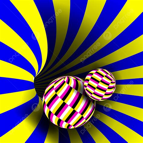 Spiral Vortex Vector Illusion Vector Optical Art Psychedelic Swirl