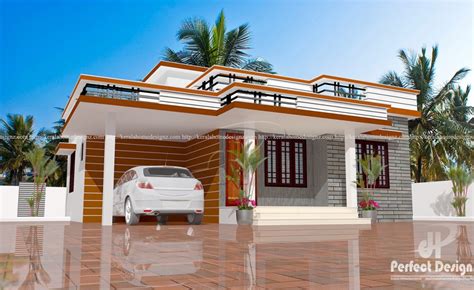 Modern 900 Sq Ft House Elevation Architecture Home Decor