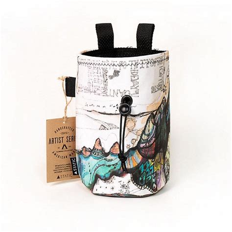Check out our chalk bag selection for the very best in unique or custom, handmade pieces from our sports bags shops. Static Artist Chalk Bag - Mt. Waddington | Climbing chalk bag, Bags, Diy climbing wall