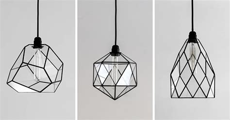 Geometric Glass Globe Pendant Lights