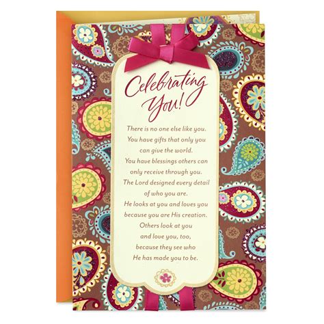 Hallmark Mahogany Religious Birthday Card For Her Celebrating You