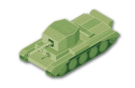 Cromwell Tank Drawing I Did To Practice Isometric Illustra Flickr