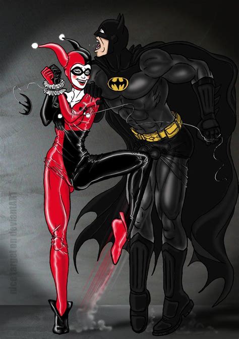 Harley Quinn Vs Batman By Nicetarget Harley Quinn Poison Ivy Pinterest Harley Quinn