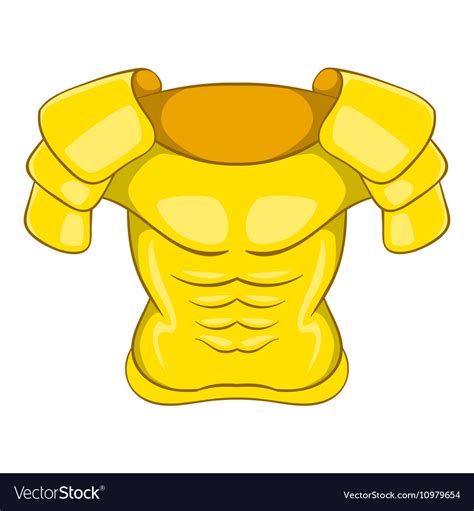 Old Armor Icon Cartoon Style Royalty Free Vector Image
