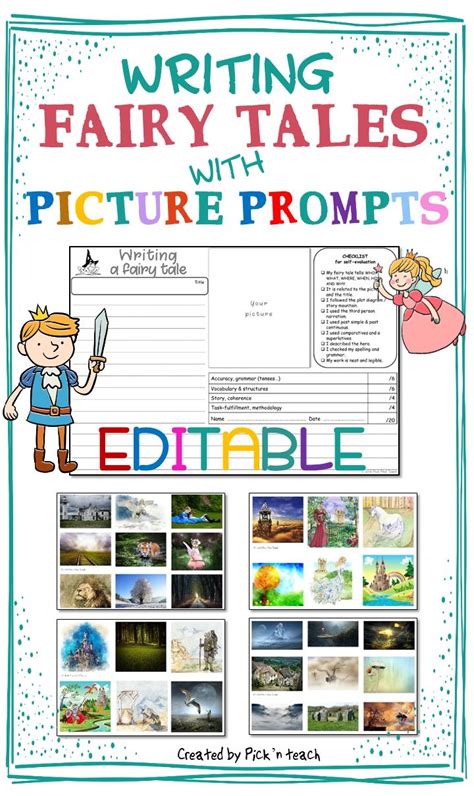 Writing Fairy Tales With Picture Prompts Picture Prompts Classroom