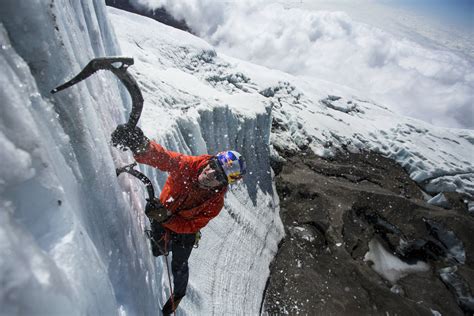 Ice Climbing The Glaciers At The Top Of Kilimanjaro