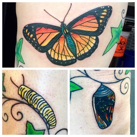 Maybe you would like to learn more about one of these? #monarch #portlandtattoos #butterflytattoo #cocoon # ...