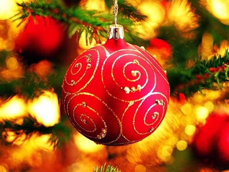 Merry Christmas Christmas Tree Decoration Ball Ornaments Wallpaper 21