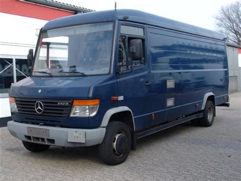 Mercedes benz vario 614d hiab kran palfinger atego sprinter man. Mercedes-Benz VARIO 612D closed box van from Germany for sale at Truck1, ID: 762017