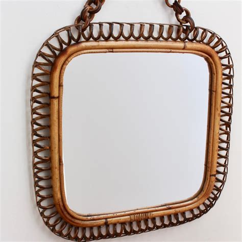 Enjoy free shipping on most stuff, even big stuff. Midcentury Italian Rattan Square Mirror, circa 1960s For ...