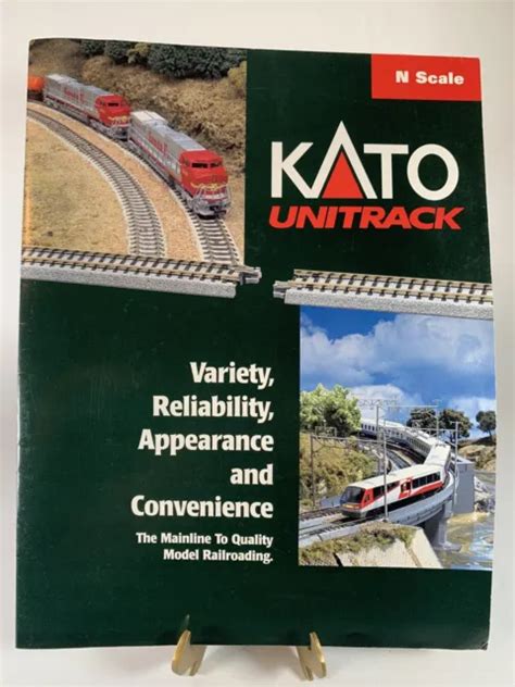 Vintage 1998 Kato Unitrack Catalog Booklet N Scale 1300 Picclick