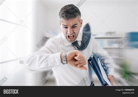 Businessman Hurry Image And Photo Free Trial Bigstock