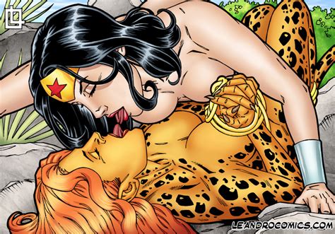 Lesbian Kiss Wonder Woman Cheetah Naked Supervillain Images Sorted