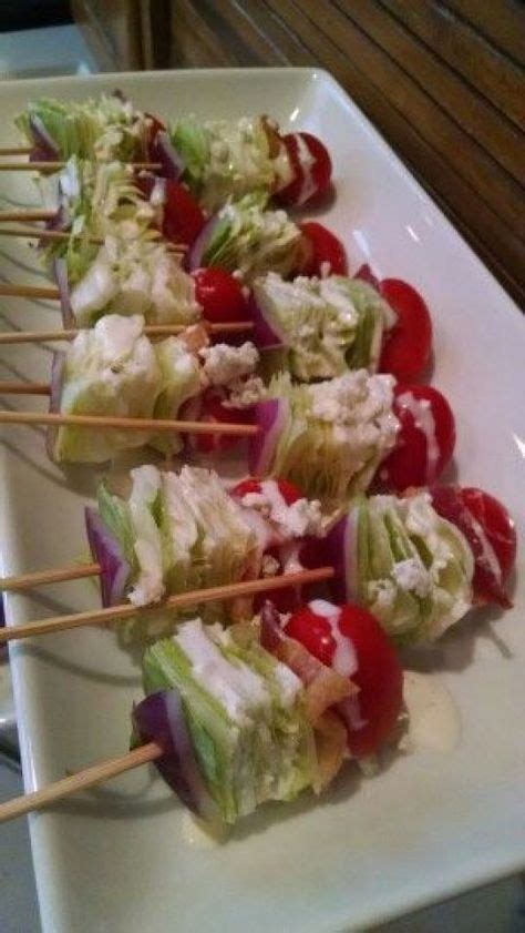 Wedge Salad On A Stick Recipe Quick And Easy Appetizers Recipes