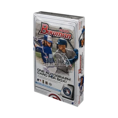 We strive to bring our customers a large selection of baseball cards at the best prices. 2020 Bowman Baseball Hobby Box | Steel City Collectibles