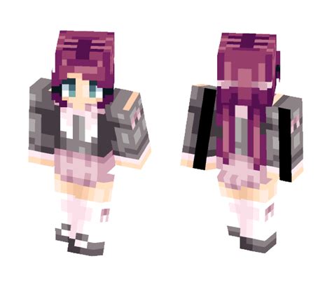 Download Pink Schoolgirl Minecraft Skin For Free Superminecraftskins
