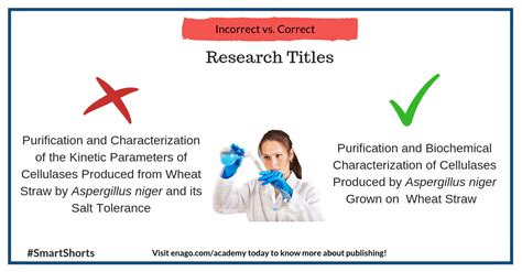 Incorrect Vs Correct Research Titles Enago Academy