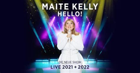 Live vom mainzer lerchenberg, wo das zdf seinen hauptsitz hat, führt moderatorin andrea kiewel immer sonntags von mai bis. Maite Kelly - Die Neue Show - Live 2021 + 2022 I Leipzig ...