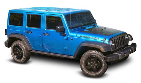 Download Blue Jeep Wrangler Car Png Image For Free