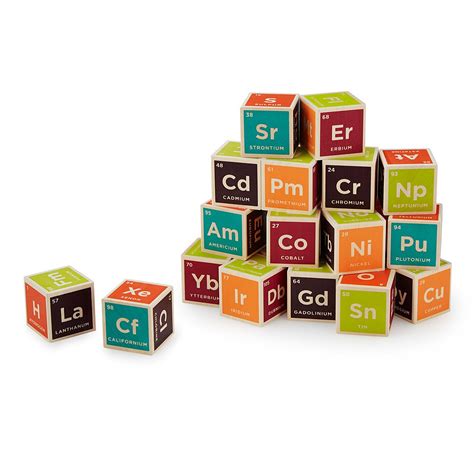 Periodic Table Building Blocks | Toy Blocks, Element Blocks, Science Toys, Science Building ...