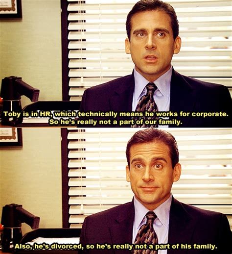 Toby The Office Quotes Michael Quotesgram