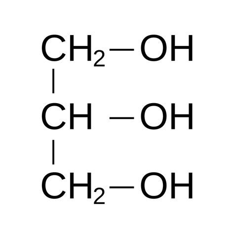 Glycerol Formula Chemical And Structural Formula Of Glycerine