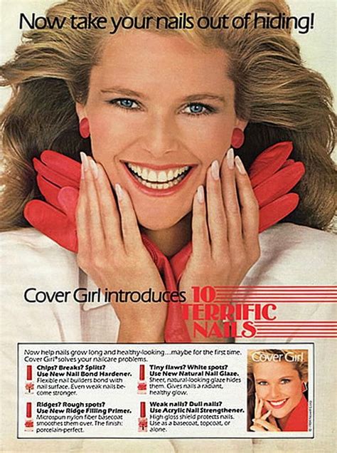10 Terrific Nails By Cover Girl 💅🏻 Covergirl Vintage Makeup Ads