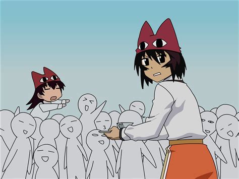 takino tomo 滝野 智 and kagura 神楽 azumanga daioh anime anime images