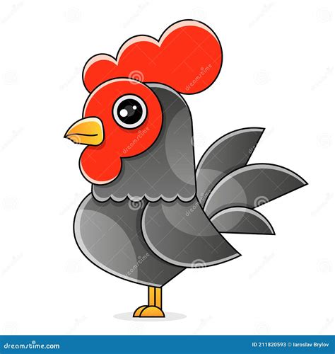 Barcelos Portuguese Rooster Symbol Of Portugal Stock Vector