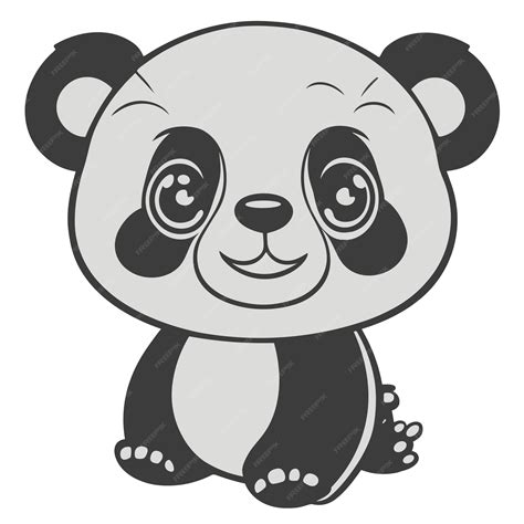 Premium Vector Cute Panda Vector Illustration