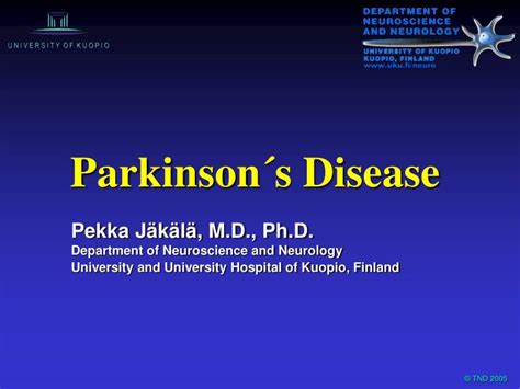 Ppt Parkinson´s Disease Powerpoint Presentation Free Download Id