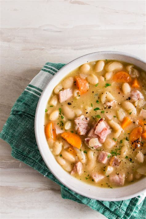 Easy Ham And Bean Soup Recipe Ham And Bean Soup Easy Ham And Bean