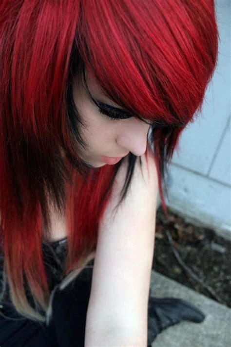 Red Hair Emo Girl Hairstyles Emo Hair Hair Styles