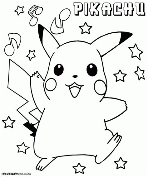 You have chance to travel through fantasy world of hundreds of pokemon characters: 20+ Free Printable Pikachu Coloring Pages - EverFreeColoring.com