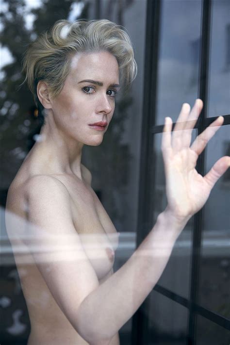 Sarah Paulson Nude Flashes Her Lesbian Tits Scandal Planet